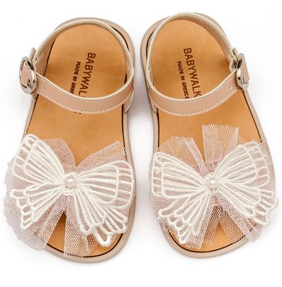 Εικόνα της Πέδιλο με Διακοσμητικό Πεταλούδα BS3591 Nude