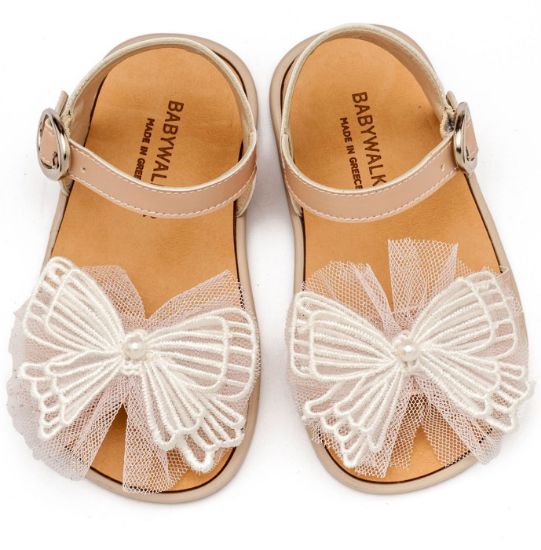 Εικόνα της Πέδιλο με Διακοσμητικό Πεταλούδα BS3591 Nude