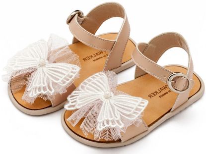 Εικόνα της Πέδιλο με Διακοσμητικό Πεταλούδα BS3591 Nude