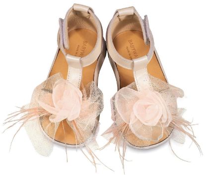 Εικόνα της Πέδιλο με Λουλούδι BS3588 Εκρού-Νουντ