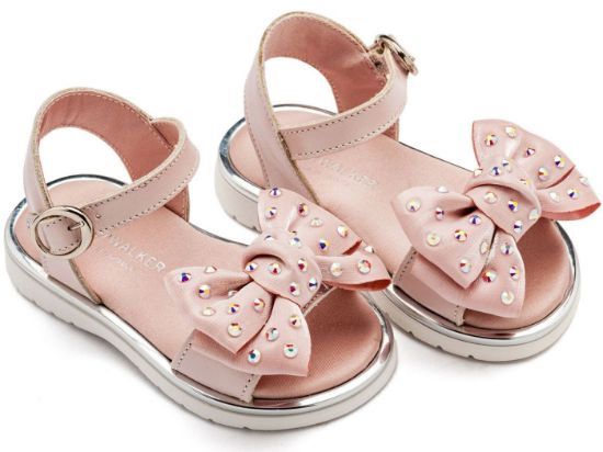 Εικόνα της Πέδιλο με Φιόγκο και Στρας LU6122 Ροζ