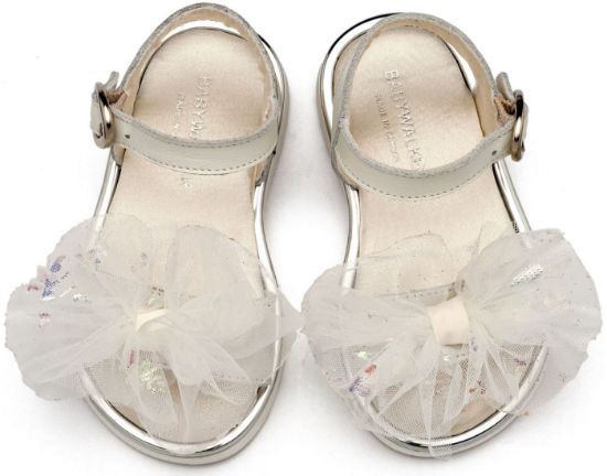 Εικόνα της Πέδιλο με Χειροποίητο Υφασμάτινο Φιόγκο EXC5879 Εκρού