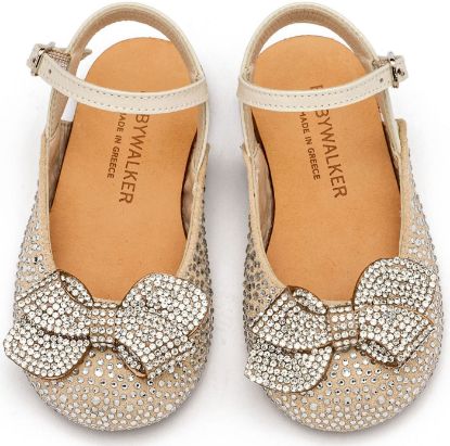 Εικόνα της Σαμπό Διακοσμημένο Ολόγυρα με Στρας και Φιόγκο EXC5868 Εκρού