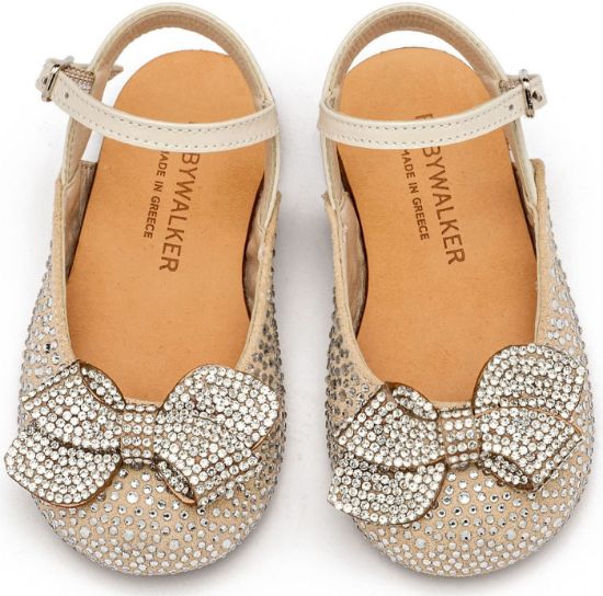 Εικόνα της Σαμπό Διακοσμημένο Ολόγυρα με Στρας και Φιόγκο EXC5868 Εκρού