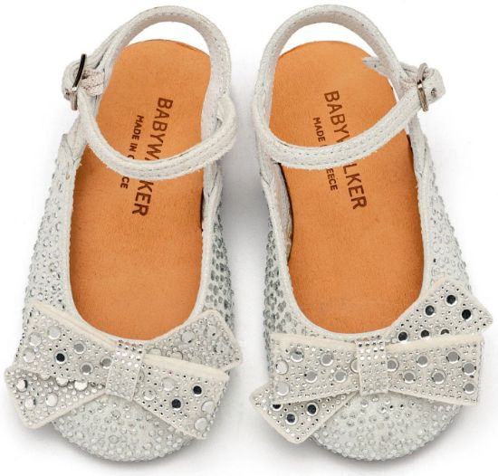 Εικόνα της Σαμπό Διακοσμημένο Ολόγυρα με Στρας και Φιόγκο EXC5872 Λευκό