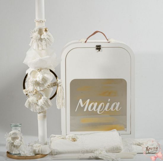 Εικόνα της Σετ νονου boho sick λευκό