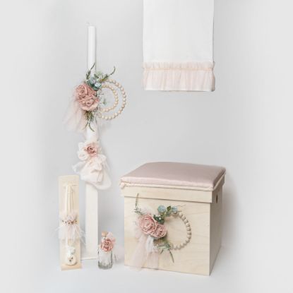 Εικόνα της Σετ νονού «Στεφάνι με χάντρες»