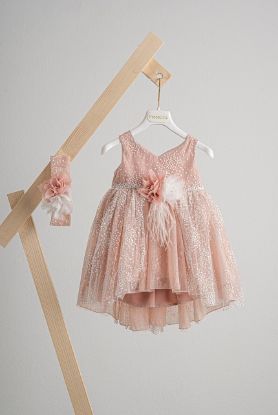 Εικόνα της Πακέτο βάπτισης για κορίτσι Piccolino Beatrice puce με βαλίτσα pink