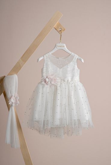 Εικόνα της Πακέτο βάπτισης για κορίτσι Piccolino Salina ivory με βαλίτσα ecru