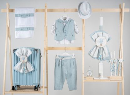 Εικόνα της Πακέτο βάπτισης για αγόρι Piccolino Emanuel ciele