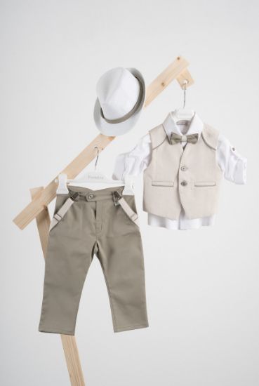 Εικόνα της Πακέτο βάπτισης για αγόρι Piccolino Francisco sage