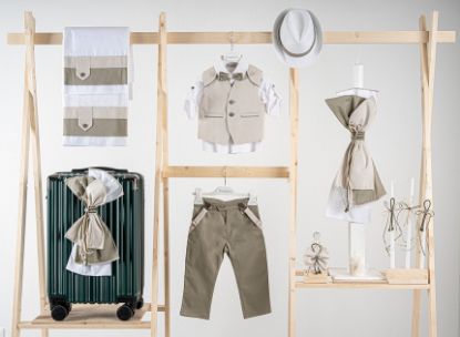 Εικόνα της Πακέτο βάπτισης για αγόρι Piccolino Francisco sage