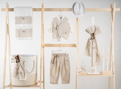Εικόνα της Πακέτο βάπτισης για αγόρι Piccolino Furilo beige