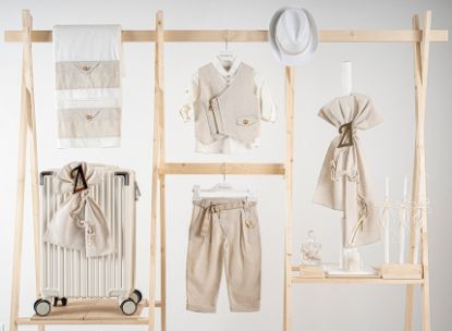 Εικόνα της Πακέτο βάπτισης για αγόρι Piccolino Furilo beige