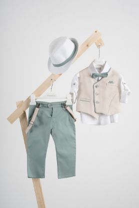 Εικόνα της Πακέτο βάπτισης για αγόρι Piccolino Gustavo mint