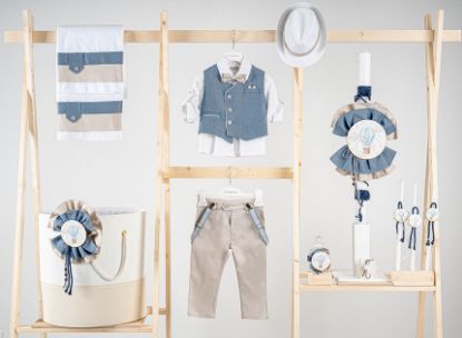 Εικόνα της Πακέτο βάπτισης για αγόρι Piccolino Gustavo sand