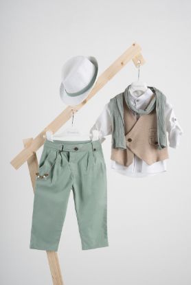 Εικόνα της Πακέτο βάπτισης για αγόρι Piccolino Jose mint