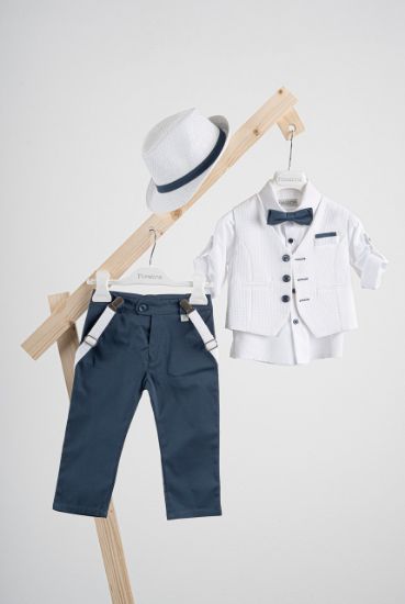 Εικόνα της Πακέτο βάπτισης για αγόρι Piccolino Lorenzo cobalt