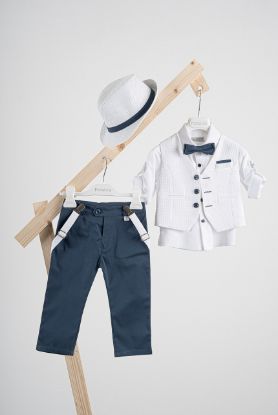 Εικόνα της Πακέτο βάπτισης για αγόρι Piccolino Lorenzo cobalt