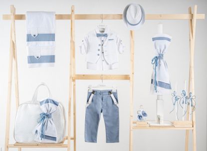 Εικόνα της Πακέτο βάπτισης για αγόρι Piccolino Lorenzo light blue