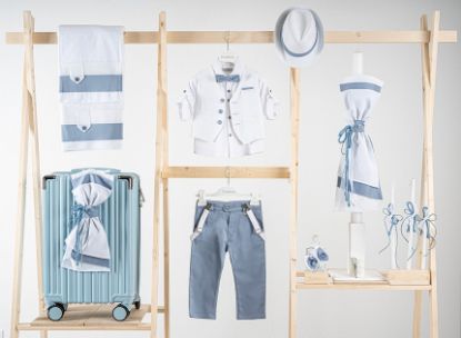 Εικόνα της Πακέτο βάπτισης για αγόρι Piccolino Lorenzo light blue