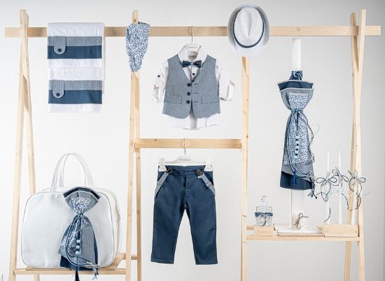 Εικόνα της Πακέτο βάπτισης για αγόρι Piccolino Pablo cobalt