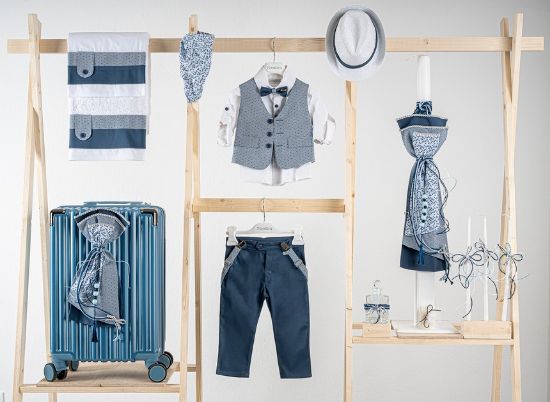 Εικόνα της Πακέτο βάπτισης για αγόρι Piccolino Pablo cobalt