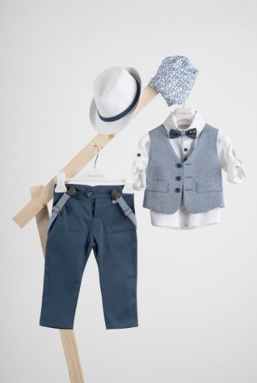 Εικόνα της Πακέτο βάπτισης για αγόρι Piccolino Pablo cobalt