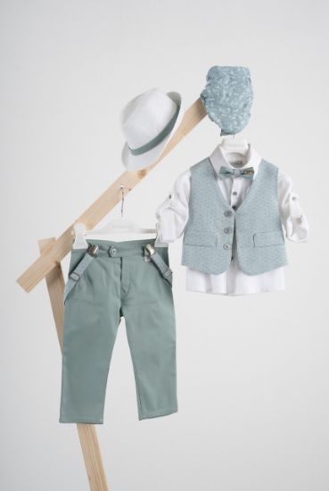 Εικόνα της Πακέτο βάπτισης για αγόρι Piccolino Pablo mint