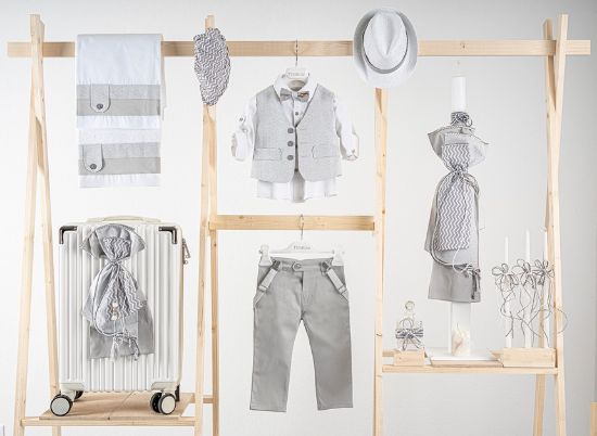 Εικόνα της Πακέτο βάπτισης για αγόρι Piccolino Pablo silver