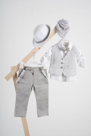 Εικόνα της Πακέτο βάπτισης για αγόρι Piccolino Pablo silver