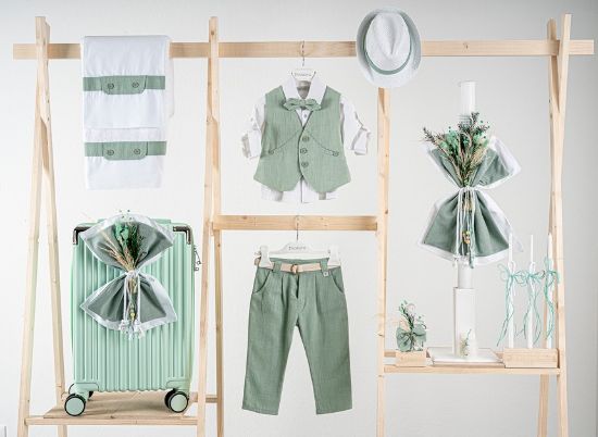 Εικόνα της Πακέτο βάπτισης για αγόρι Piccolino Rafael mint