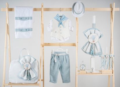 Εικόνα της Πακέτο βάπτισης για αγόρι Piccolino Thomas ciele