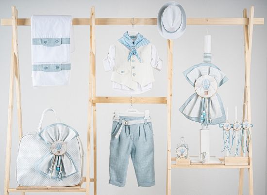 Εικόνα της Πακέτο βάπτισης για αγόρι Piccolino Thomas ciele