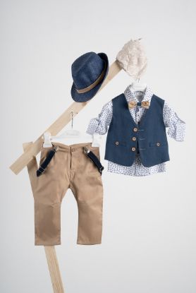 Εικόνα της Βαπτιστικό κοστούμι Piccolino Tony σε χρώμα Safari