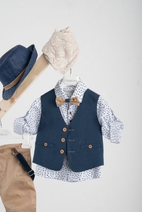 Εικόνα της Βαπτιστικό κοστούμι Piccolino Tony σε χρώμα Safari