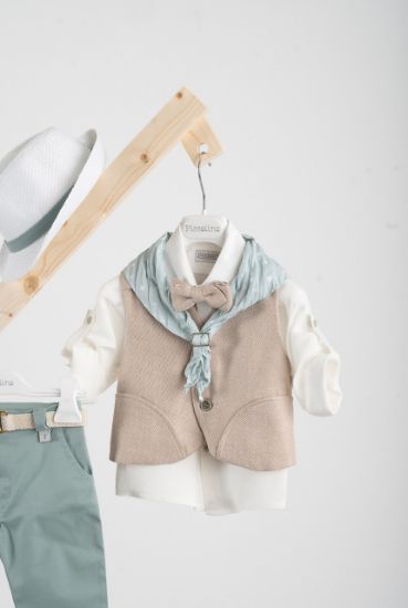 Εικόνα της Βαπτιστικό κοστούμι Piccolino Charles σε χρώμα Mint