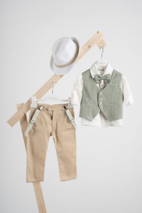 Εικόνα της Βαπτιστικό κοστούμι Piccolino Bob σε χρώμα Mint