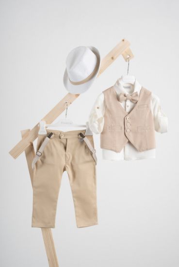 Εικόνα της Βαπτιστικό κοστούμι Piccolino Bob σε χρώμα Beige