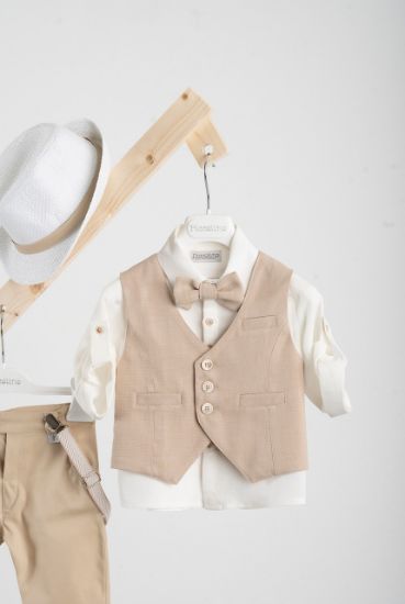 Εικόνα της Βαπτιστικό κοστούμι Piccolino Bob σε χρώμα Beige