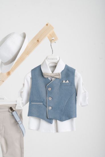 Εικόνα της Βαπτιστικό κοστούμι Piccolino Gustavo σε χρώμα Sand