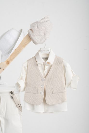 Εικόνα της Βαπτιστικό κοστούμι Piccolino Pablo σε χρώμα Ivory