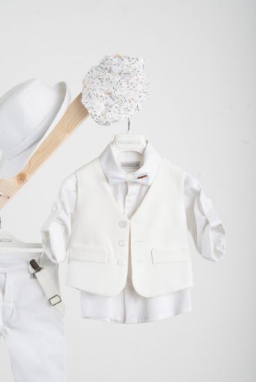 Εικόνα της Βαπτιστικό κοστούμι Piccolino Pablo σε χρώμα White