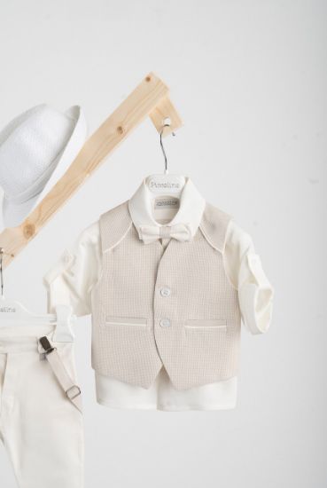 Εικόνα της Βαπτιστικό κοστούμι Piccolino Francisco σε χρώμα Ivory