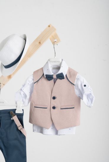 Εικόνα της Βαπτιστικό κοστούμι Piccolino Francisco σε χρώμα Cobalt