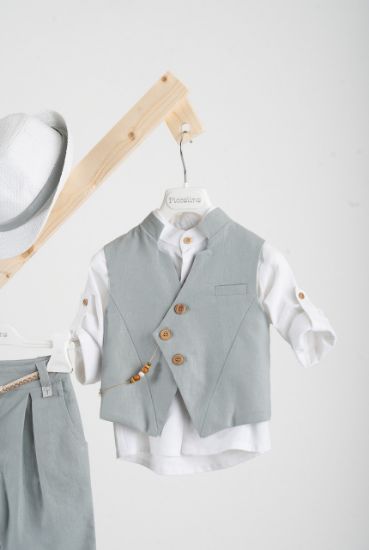 Εικόνα της Βαπτιστικό κοστούμι Piccolino Enrique σε χρώμα Teal