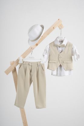 Εικόνα της Βαπτιστικό κοστούμι Piccolino Rodrigo σε χρώμα Lime