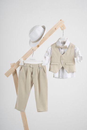 Εικόνα της Βαπτιστικό κοστούμι Piccolino Rodrigo σε χρώμα Lime