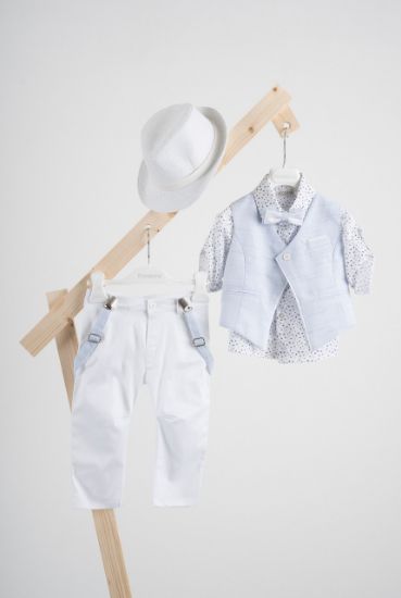 Εικόνα της Βαπτιστικό κοστούμι Piccolino Didier σε χρώμα White