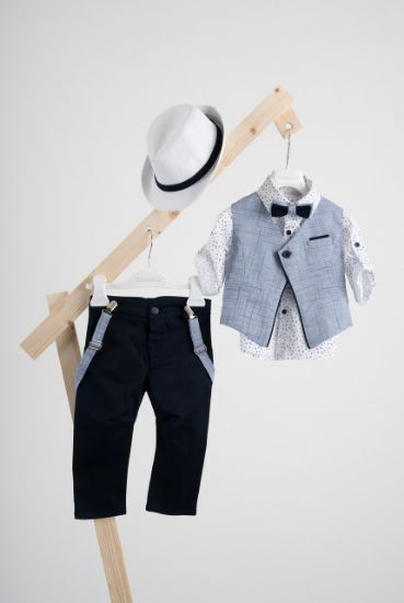 Εικόνα της Βαπτιστικό κοστούμι Piccolino Didier σε χρώμα Blue